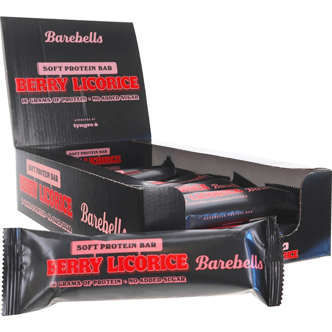 Barebells Proteinbar Berry Licorice 12-pack