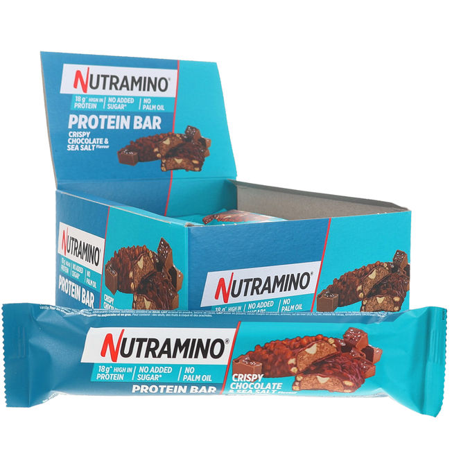 Nutramino Proteinbar Crispy Chocolate & Sea Salt 12-pack