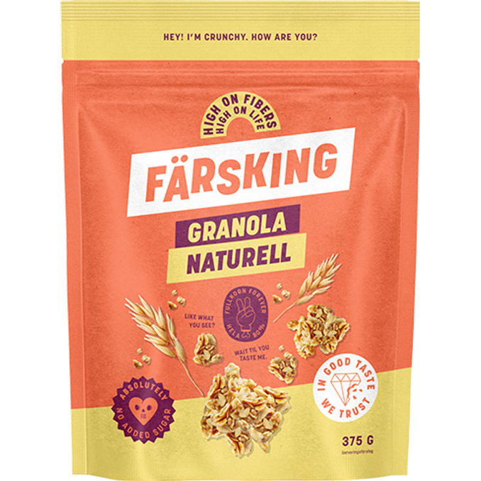 Färsking Granola Maustamaton