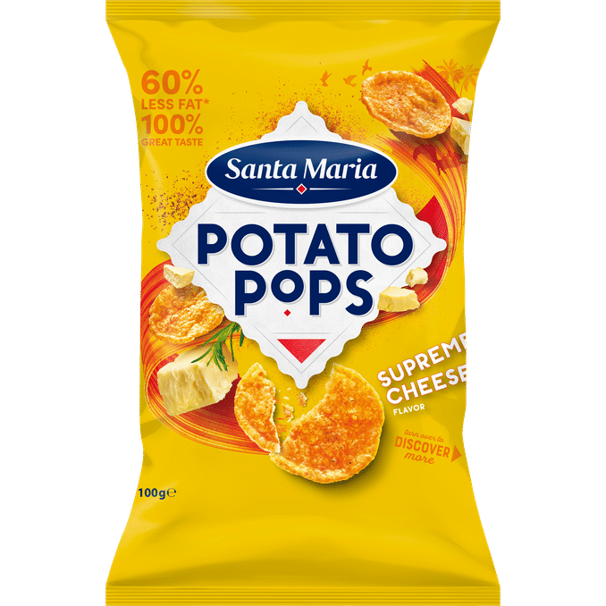 Läs mer om Santa Maria 2 x Potato Pops Supreme Cheese