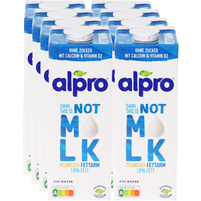Alpro Not MILK fettarm, 8er Pack