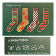 Tuotteen ravintosisältö: Happy Socks Sukat Holiday Classics 36-40 4-Pack Lahjarasia