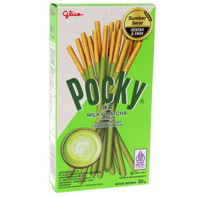 Pocky Kiksepinde Milky Matcha Green Tea