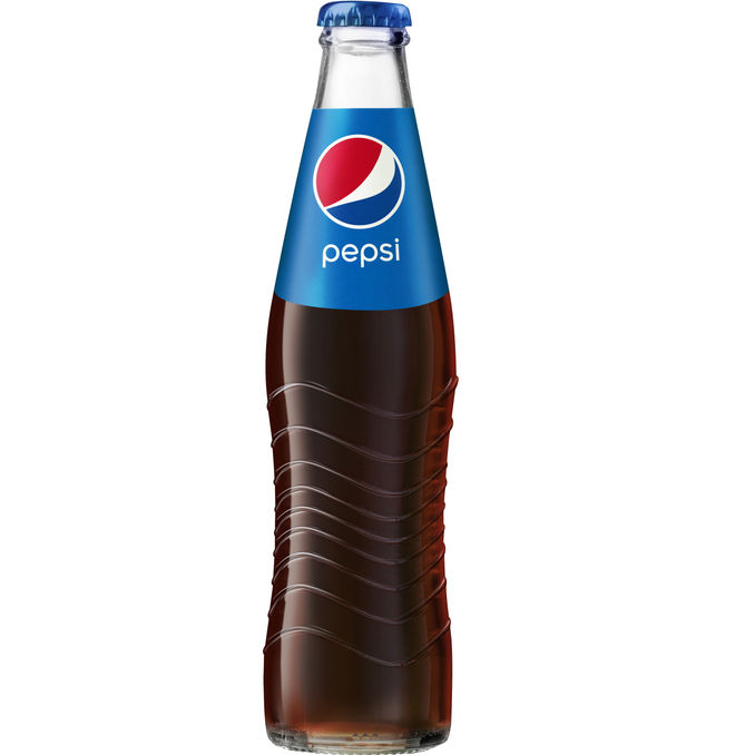 Pepsi Pespi Glasflaska