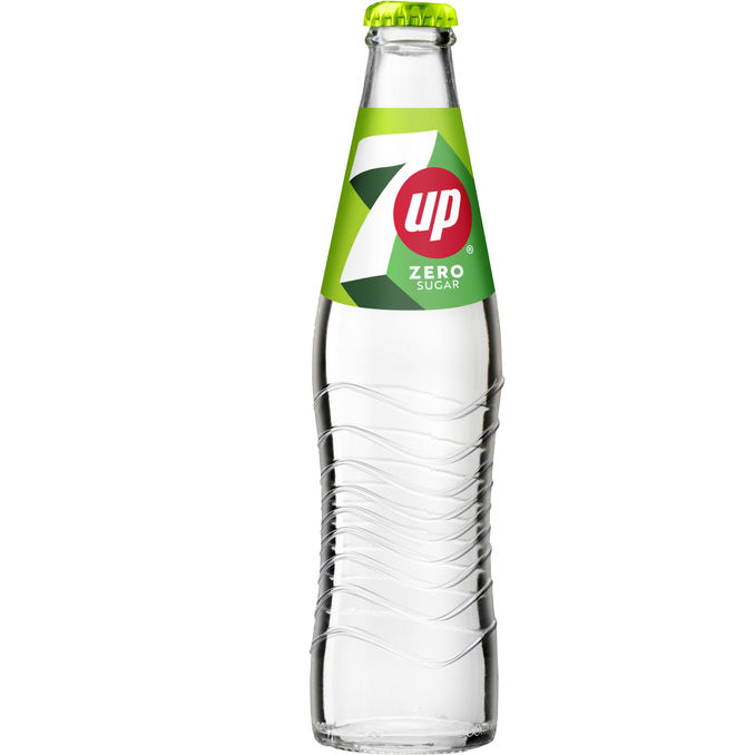 7Up Glasflaska