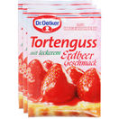 Dr. Oetker Tortenguss Erdbeer, 3er Pack