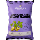 Gårdschips Potatischips Sourcream & Black Garlic 