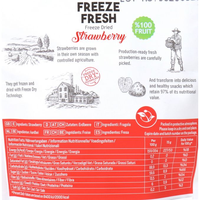 Pol's Freeze Fresh Erdbeere Fruchtchips