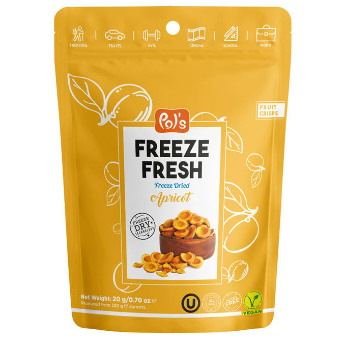 Pol's Freeze Fresh Gefriergetrocknete Aprikosen, Minipack