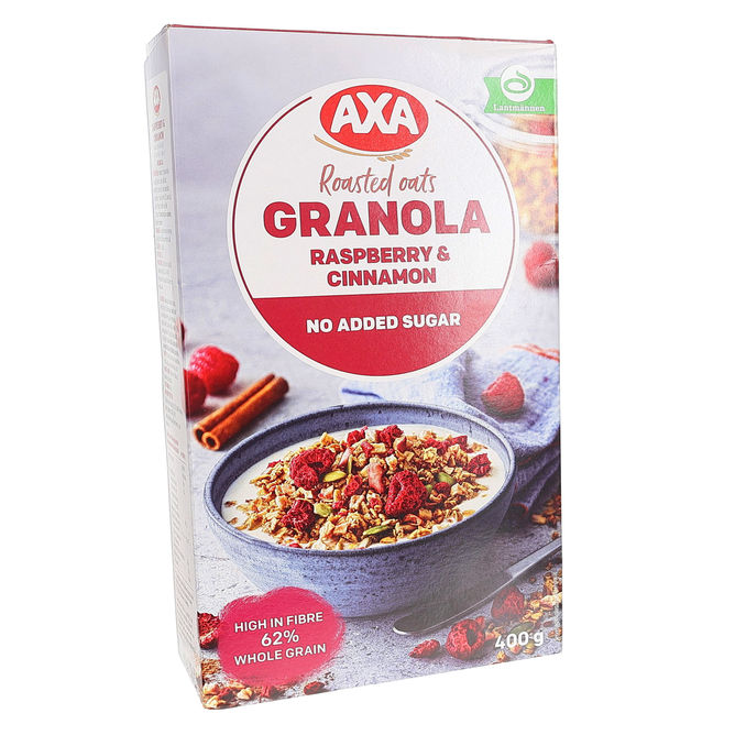 Axa Granola Hallon Kanel