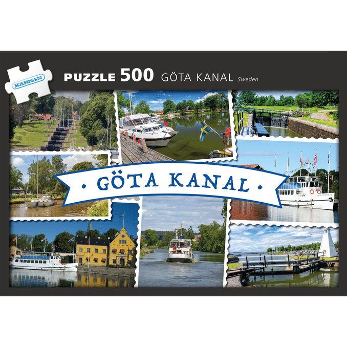 Kärnan Puslespil 500 Brikker Göta Kanal