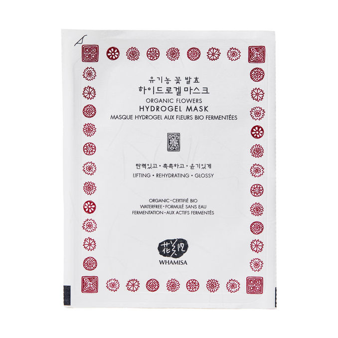 Whamisa Organic Flowers Hydrogel Mask