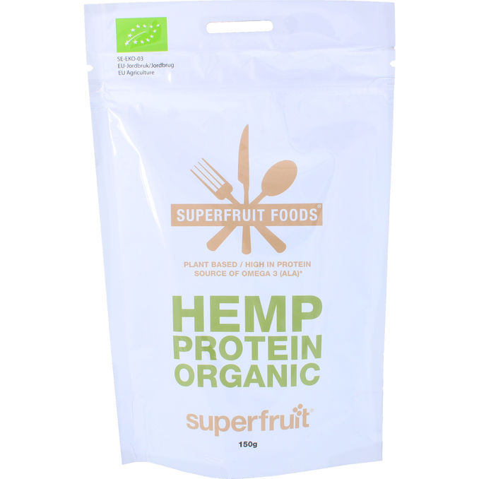 Superfruit Foods Økologisk Hampprotein Pulver 150 g