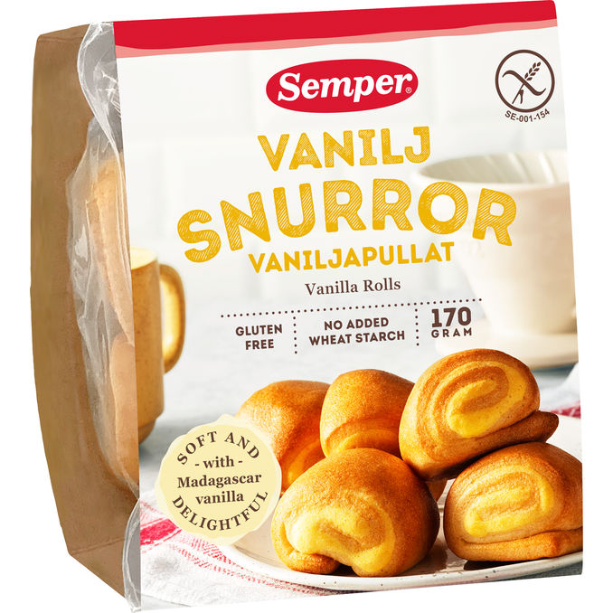 Semper Glutenfrie Vaniljegifler 170 g