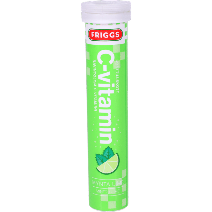 Friggs C-vitamiini-poretabletti Minttu & Lime