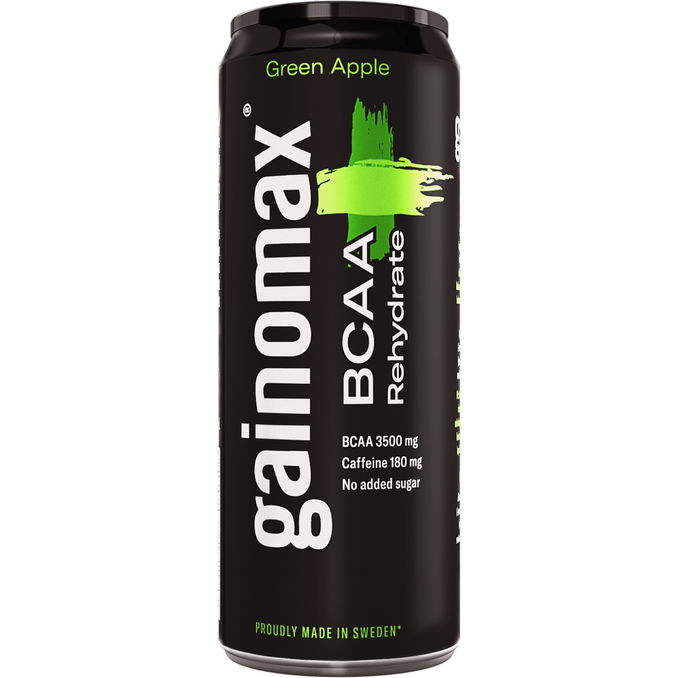 Gainomax Energidryck BCAA + Rehydrate Green Apple