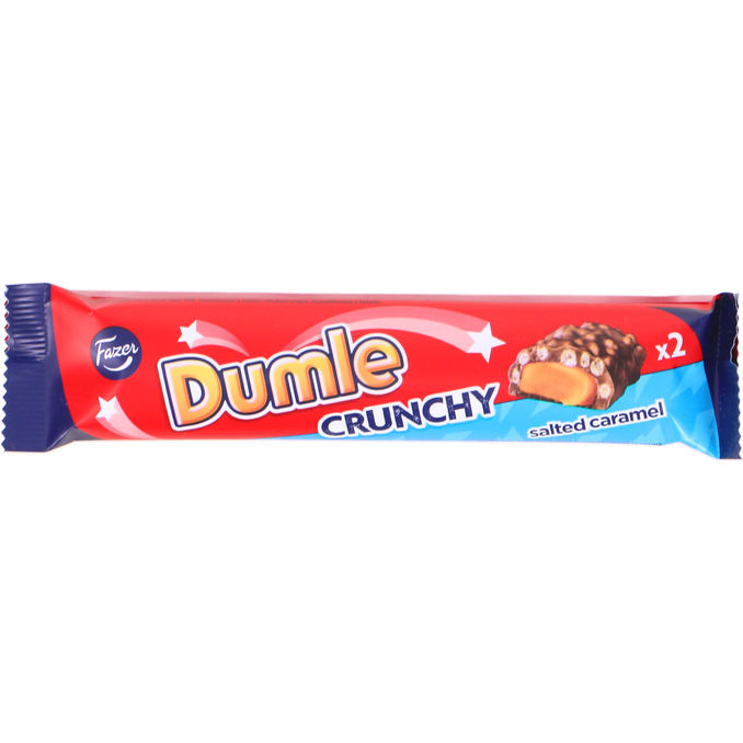 Fazer Crunchy Dumle Salted Caramel 55 g 