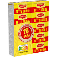 Maggi Bouillon Fette Brühe, 10er Pack