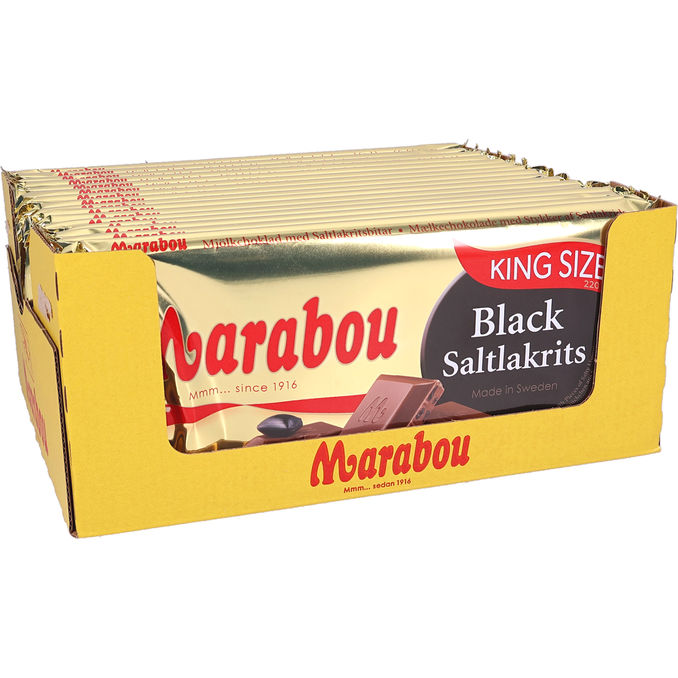 Marabou Mjölkchoklad Saltlakrits 16-pack