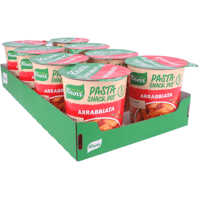 Knorr Pasta Snack Pot Arrabbiata 8-pack 
