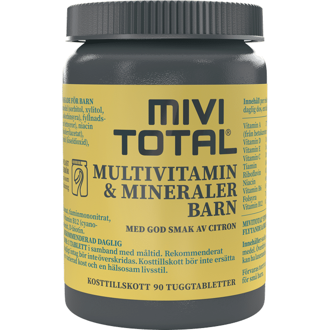 MIVI Multivitamin Barn Tuggtabletter