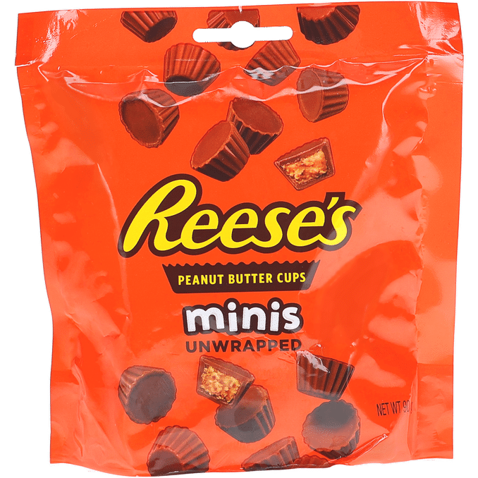 Läs mer om Reeses Peanut Butter Cups Mini Choklad