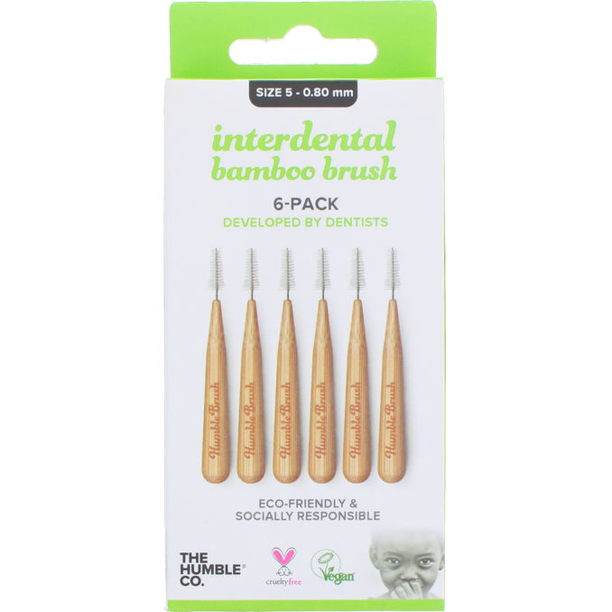 The Humble Co. Interdental Bamboo Brush 6-pack