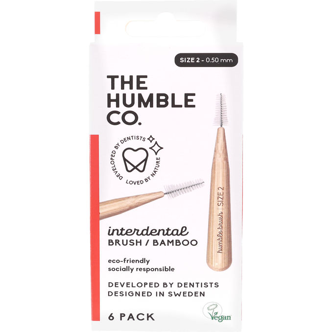 Mellemrumsbørster Bambu 0,50 mm 6-pak