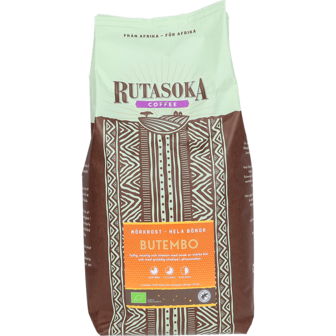 Rutasoka Kaffe Butembo Hele Bønner Mørkristet øko