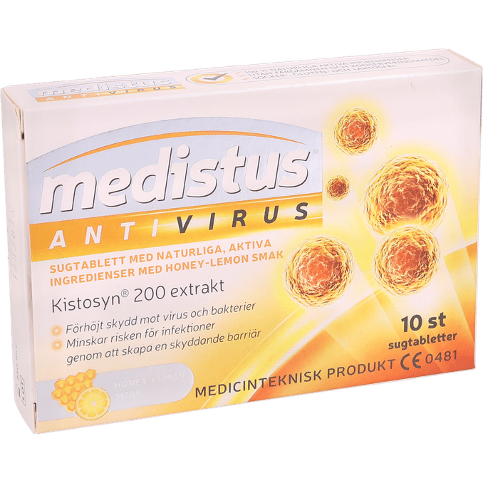 2 x Medistus Antivirus Honung Citron