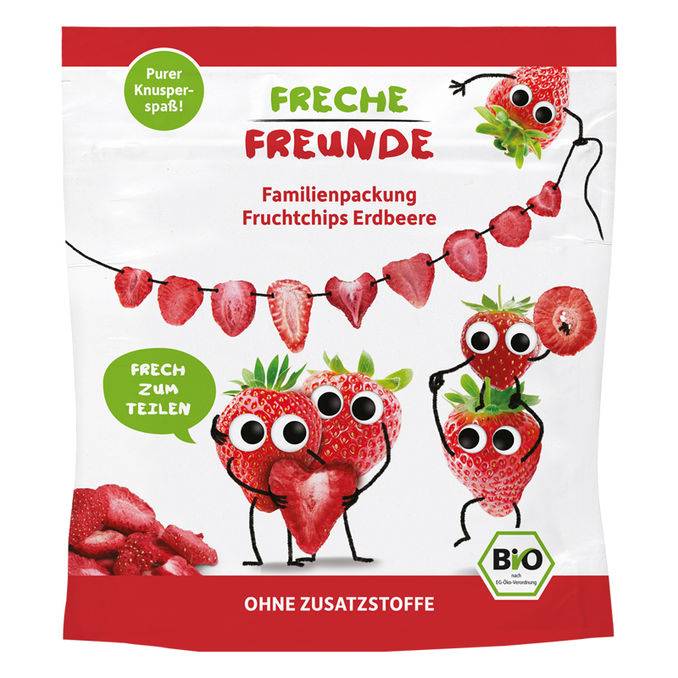 Freche Freunde BIO Fruchtchips Erdbeere