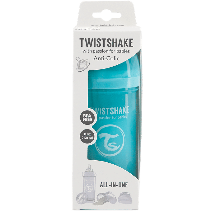 TwistShake Nappflaska Anti-kolik Blå
