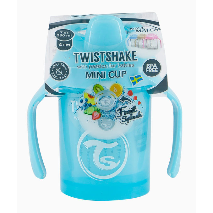 TwistShake Mini Cup Pastellblau