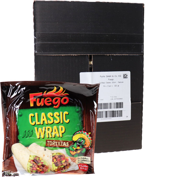Fuego Tortillas Classic, 14er Pack