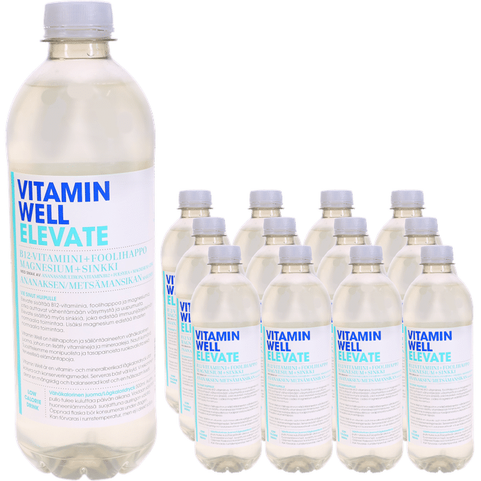 Vitamin well Well Elevate - Vitamiinivesi 12-pack