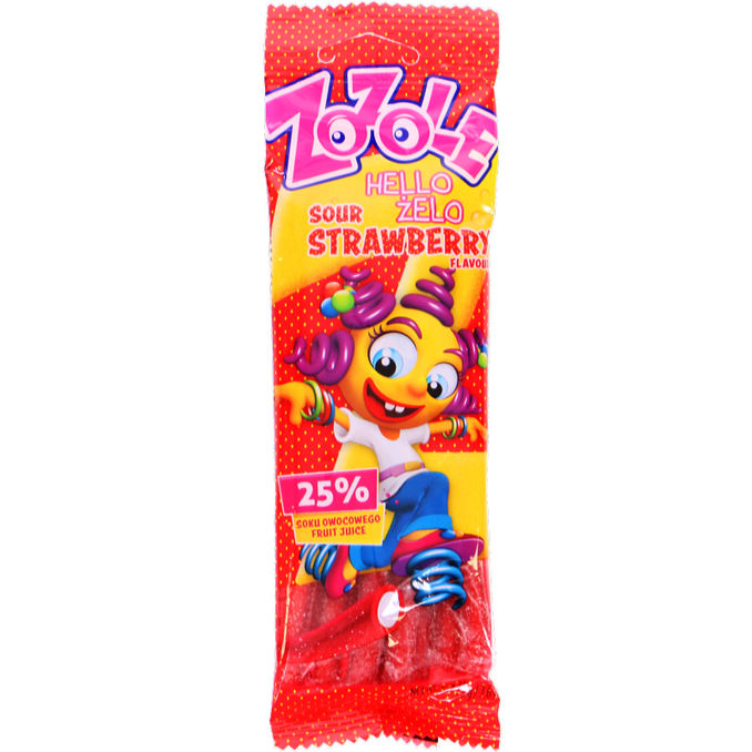 ZoZole Saure Erdbeerstreifen