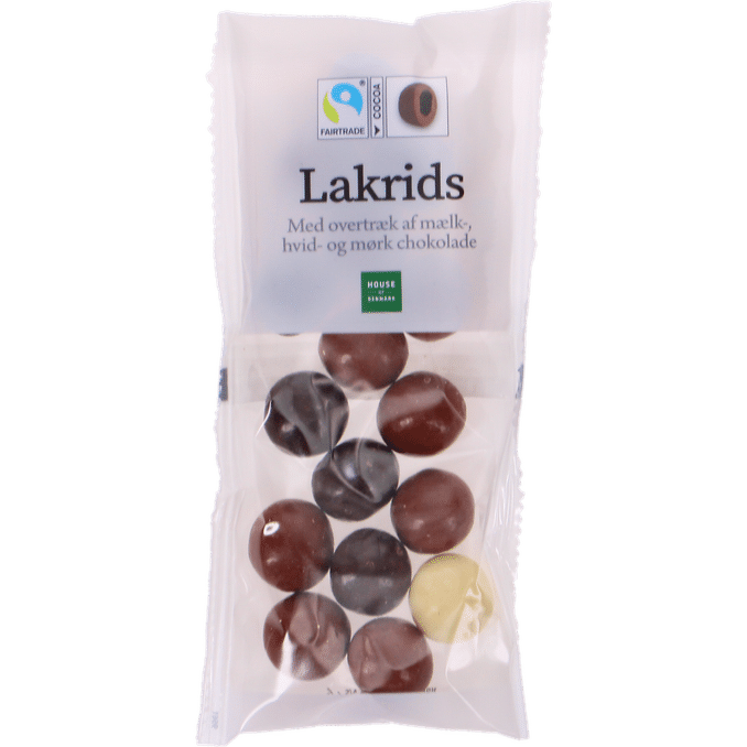 House of Denmark Fairtrade Lakrids m. Chokolade