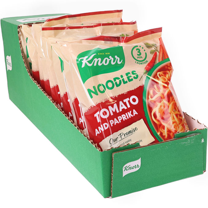 Läs mer om Knorr Nudlar Tomat Paprika 11-pack