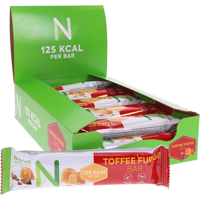 Läs mer om Nutrilett Bar Toffee Fudge 18-pack