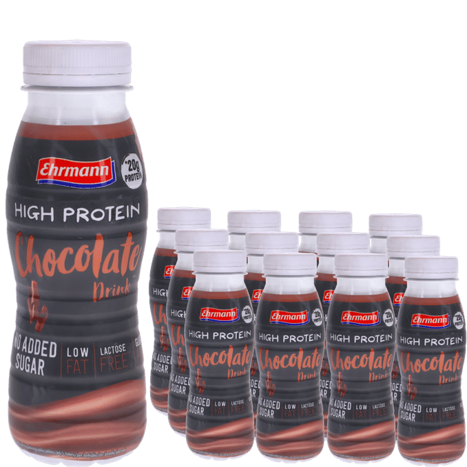 Ehrmann Proteiinijuomat Suklaa 12-pack