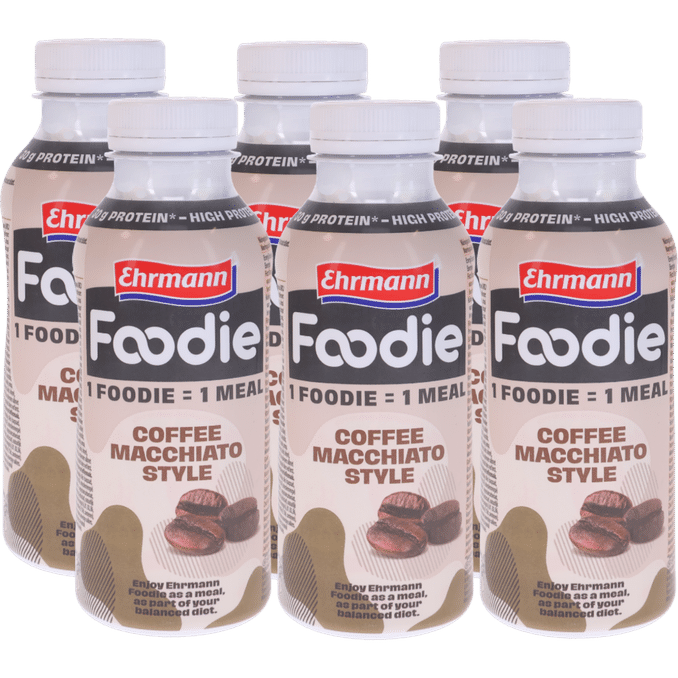 Läs mer om Ehrmann Foodie Måltidsersättning Kaffe Macchiato 6-pack