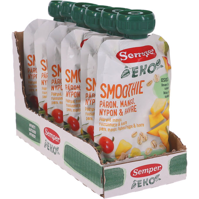 Läs mer om Semper Smoothie Havre Päron Mango 6-pack