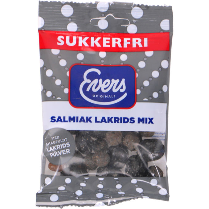 Carletti Sukkerfri Salmiak Lakrids Mix