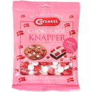 Carletti Chokolade Knapper Røde & Hvide