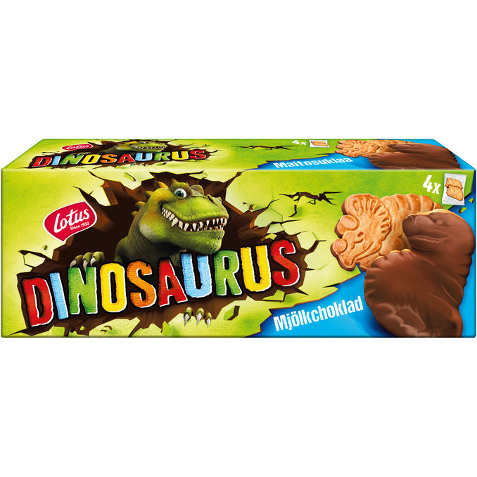 LOTUS Maitosuklaakeksit Dinosaurus
