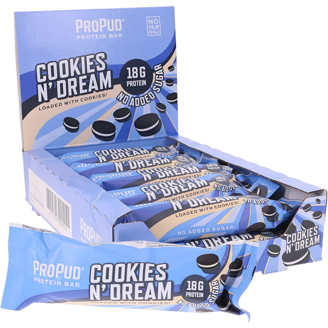 Propud Proteinbars Cookies & Dream 12-pack