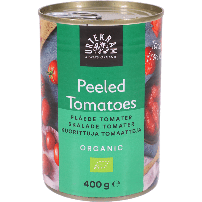 Urtekram Skalade Tomater Eko