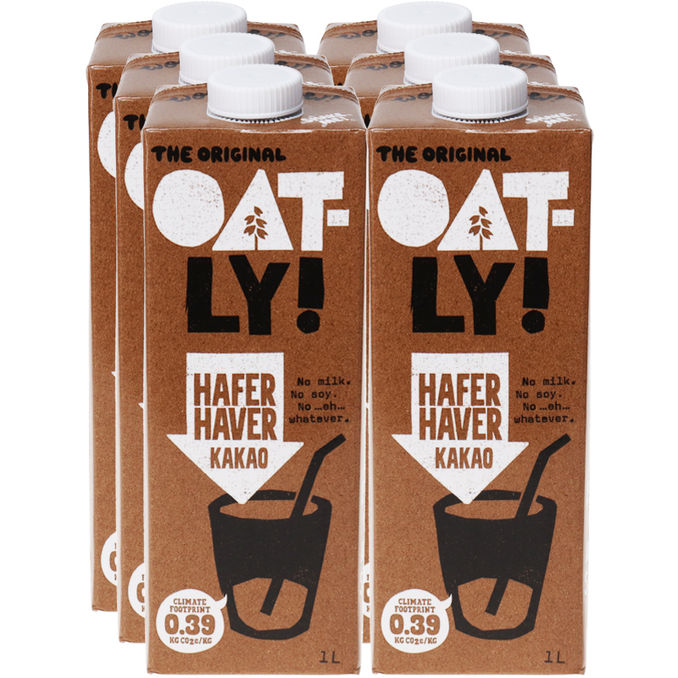 Oatly Haferdrink Kakao fettarm 1,5%, 6er Pack