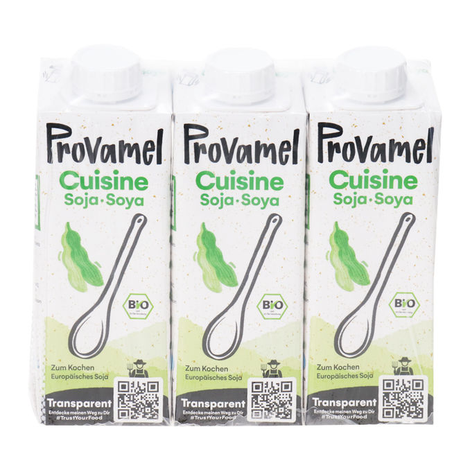 PROVAMEL BIO Soja Cuisine, 3er Pack