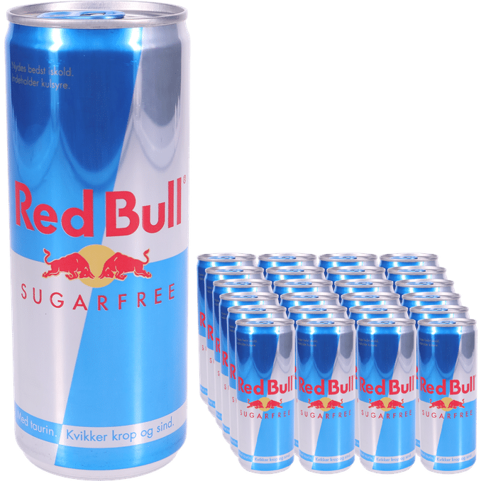 Red Bull Energidrik Sukkerfri 24-pak